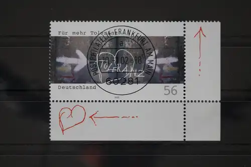 BRD 2235 gestempelt Vollstempel Frankfurt Eckrand Bundesrepublik #WZ025