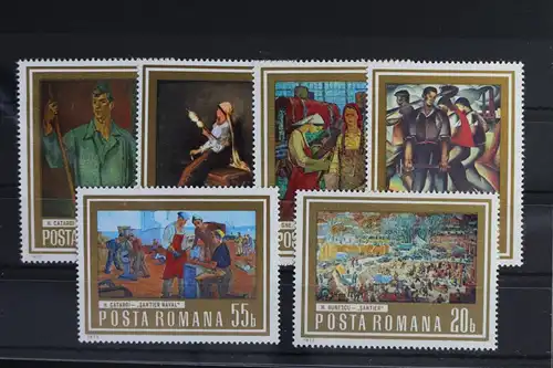 Rumänien 3150-3155 postfrisch Gemälde #WW211