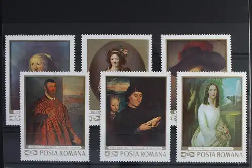Rumänien 2796-2801 postfrisch Gemälde #WW205