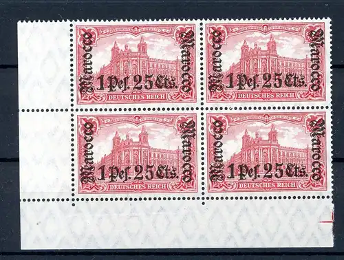 Deutsche APA Marokko 43 postfrisch Falz im rechten Unterrand #GJ387