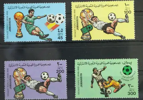 Libyen 990A-993A postfrisch Fußball - Weltmeisterschaft #WW277
