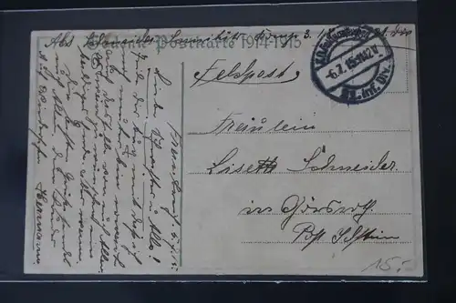 AK Deutschland Wir müssen und wir werden siegen Feldpost 1915 #PL142