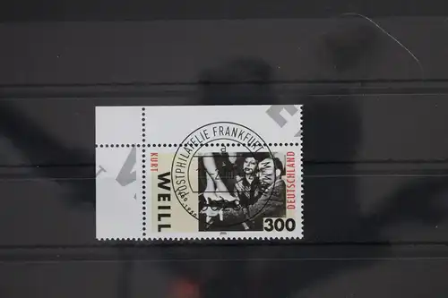 BRD 2100 gestempelt Vollstempel Frankfurt Eckrand Bundesrepublik #WZ536
