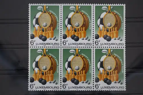 Luxemburg 1011 postfrisch Sechserblock #WV394