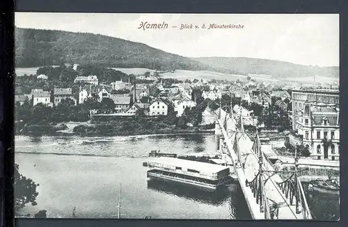 AK Hameln Alte Münsterbrücke um 1900 #HC347