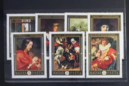 Ungarn 2555A-2561A postfrisch Gemälde #WW258