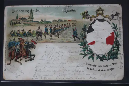 AK Deutschland Erinnerung an das Manöver 1903 #PL213