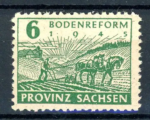 SBZ Provinz Sachsen 85 ya A postfrisch geprüft Schulz #HE698