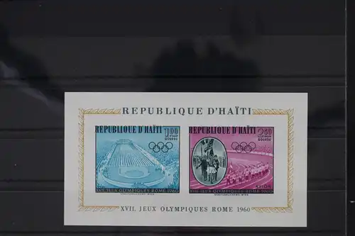 Haiti Block 14 mit 632B und 635B postfrisch Olympische Spiele #WW443