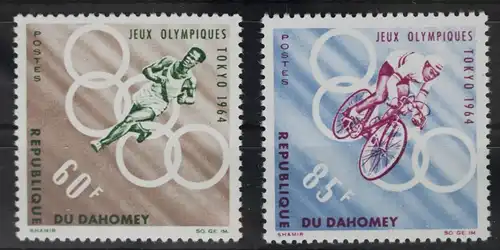 Dahomey 239-240 postfrisch Olympische Spiele #WW642