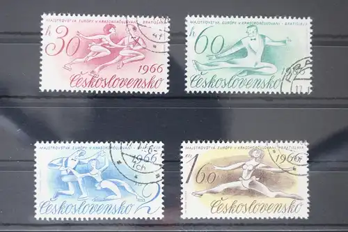 Tschechoslowakei 1592-1595 gestempelt Sport #WX060