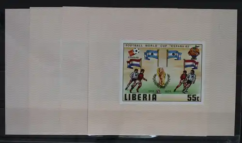 Liberia 1189-1192 postfrisch Fußball - Weltmeisterschaft #WW400