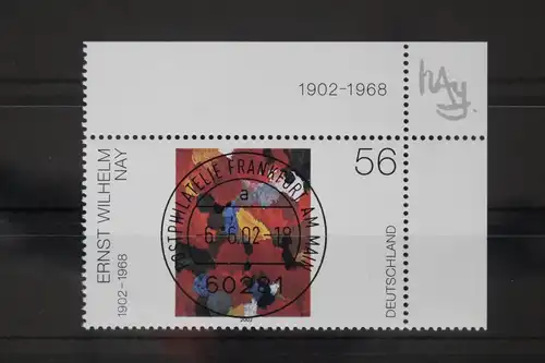 BRD 2267 gestempelt Vollstempel Frankfurt Eckrand Bundesrepublik #WZ016