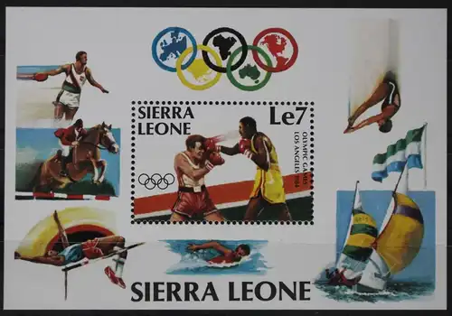 Sierra Leone Block 20 mit 744 postfrisch #WZ695