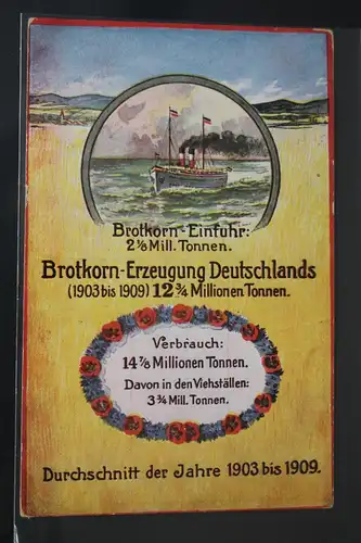 AK Deutschland Volkswirtschaftliche Wahrheiten Karte 10 #PL232