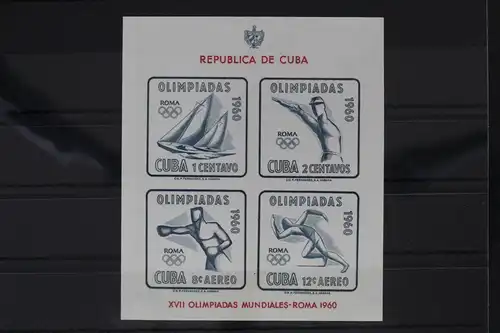 Cu (ba) Block 18 mit 673-676 postfrisch Olympische Spiele #WW417