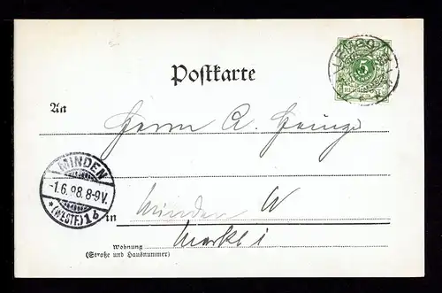 AK Lemgo - Kreis Lippe Schloß Brake 1898 #HC394