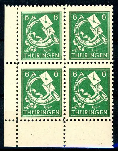 SBZ Thüringen 95 A X dp2 postfrisch geprüft Jasch #HE685