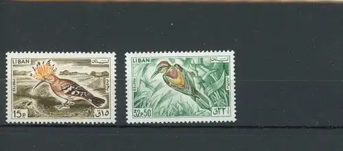 Libanon 896, 99 postfrisch Vögel #Schm1018