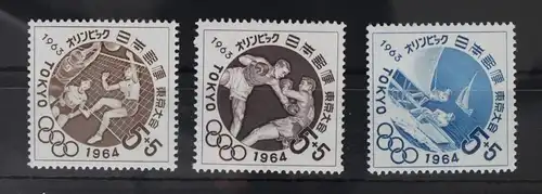 Japan 832-834 postfrisch Olympische Spiele #WW631