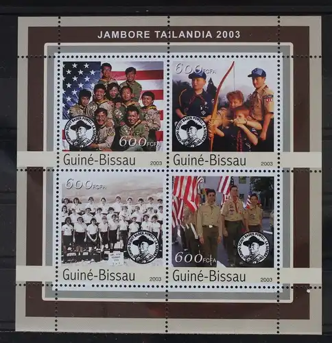 Guinea-Bissau 2045-2048 postfrisch Kleinbogen #WV006