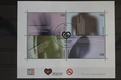 BRD Block 54 mit 2200-2203 gestempelt #FA552