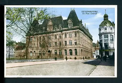 AK Luxemburg-Stadt Hauptpostamt 1930 #HE606