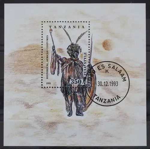 Tansania Block 236 mit 1692 gestempelt #WV500