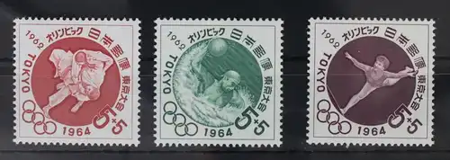 Japan 797-799 postfrisch Olympische Spiele #WW629
