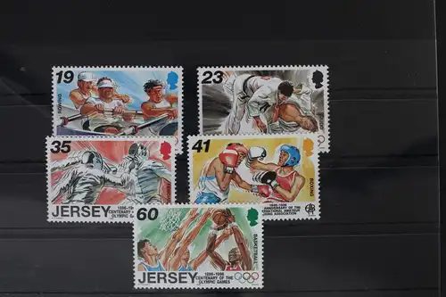 Großbritannien Jersey 742-746 postfrisch Sport #WW604
