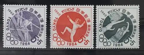 Japan 807-809 postfrisch Olympische Spiele #WW630