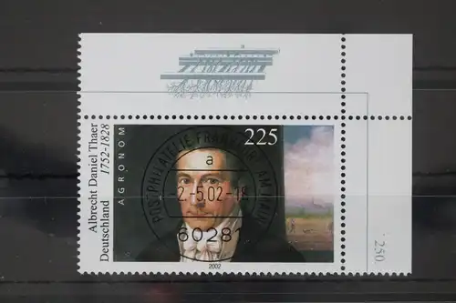 BRD 2255 gestempelt Vollstempel Frankfurt Eckrand Bundesrepublik #WZ021