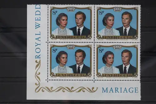 Luxemburg 1036 postfrisch als Viererblock #WV429