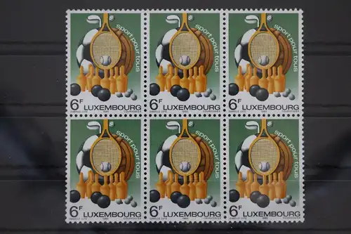 Luxemburg 1011 postfrisch Sechserblock #WV395