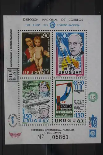 Uruguay Block 34 mit 1461-1464 postfrisch #FA873