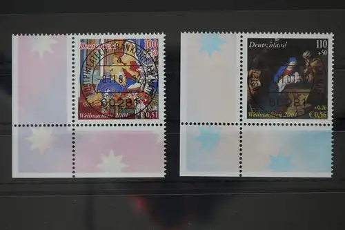 BRD 2226-2227 gestempelt Vollstempel Frankfurt Eckrand Bundesrepublik #WZ038