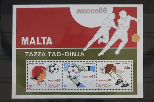 Malta Block 9 mit 748-750 postfrisch #WZ763