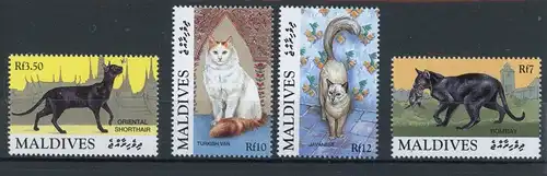 Malediven 2203, 05-07 postfrisch Katzen #GL902