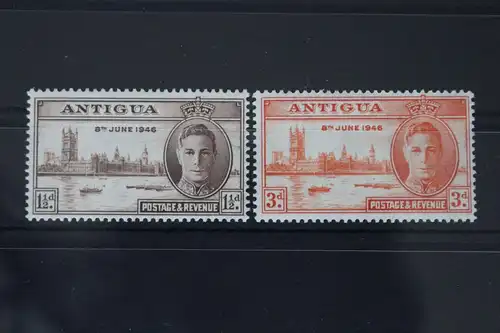 Antigua und Barbuda 90-91 postfrisch Beendigung des 2. Weltkrieges #WW880