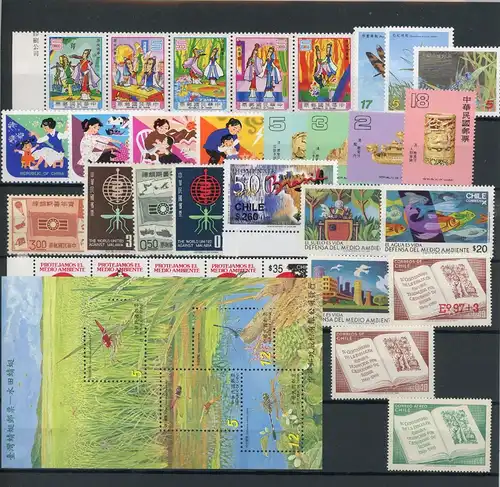 LOT "INSEKTEN" Marken/Blöcke postfrisch #Schm5094