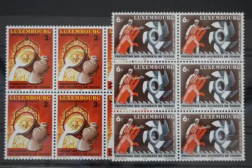 Luxemburg 1012-1013 postfrisch als 2 Sechserblocks #WV396