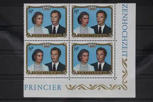 Luxemburg 1036 postfrisch als Viererblock #WV428