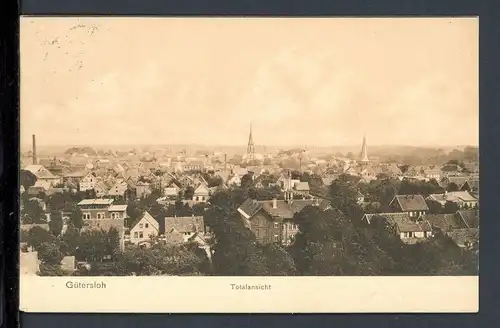 AK Gütersloh Totalansicht 1908 #HE541