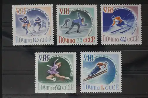 Sowjetunion 2317-2321 postfrisch Olympische Winterspiele #WX012