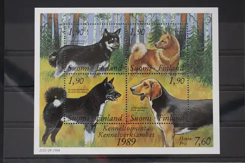 Finnland 1078-1081 postfrisch Tiere Hunde #WX225