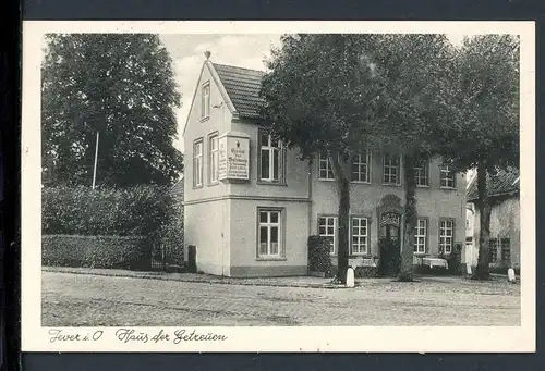 AK Jever - LK Friesland Gaststätte "Haus der Getreuen" 1957 #HE556