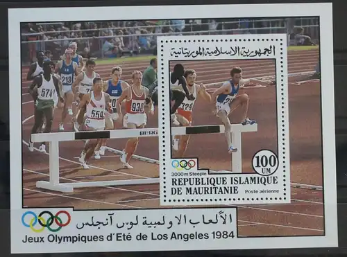 Mauretanien Block 58 mit 826 postfrisch #WZ761