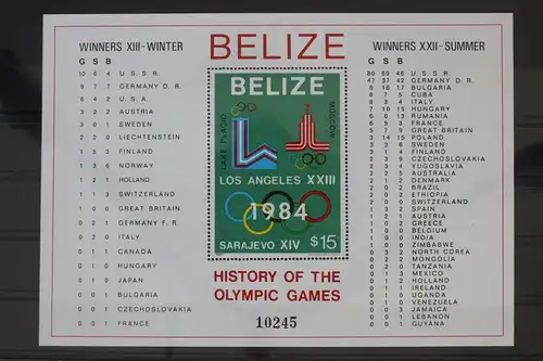 Belize Block 37 mit 571 postfrisch #WZ883