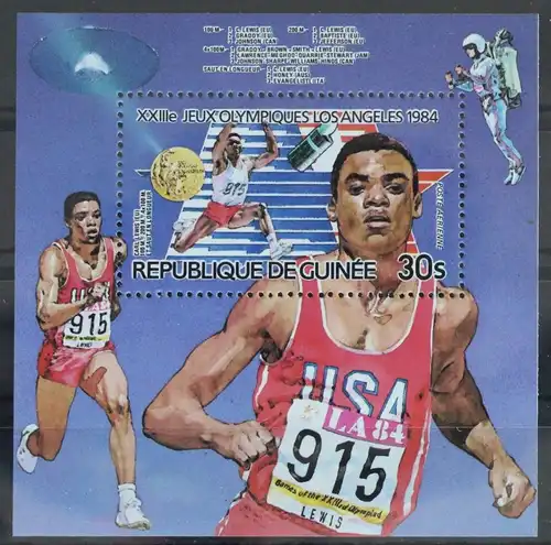 Guinea Block 121 mit 1018 postfrisch #WZ804