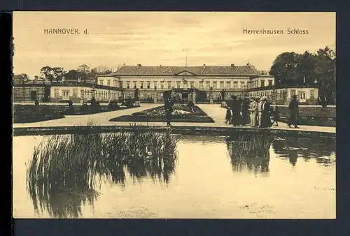 AK Hannover Herrenhausen Schloss 1911 #HE564